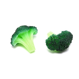 Creative Mini Resin Imitation Food Broccoli, for Dollhouse Accessories Pretending Prop Decorations