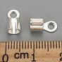 Brass Cord Ends, 10x5x3mm, hole: 2mm