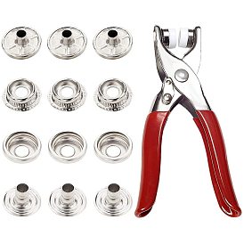 Press Button Snap Fastener Pliers and 201 Metal Snap Buttons