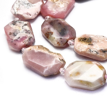 Natural Opal Beads Strands, Faceted, Nuggets