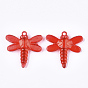 Transparent Acrylic Pendants, Dragonfly