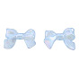 Perles acryliques placage irisé arc-en-ciel, perles de paillettes, bowknot