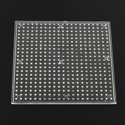 Квадратные abc пластмассовые планшеты, используемые для 5x5 мм diy плавких шариков, 110x110x5 мм