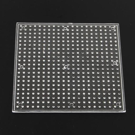Квадратные abc пластмассовые планшеты, используемые для 5x5 мм diy плавких шариков, 110x110x5 мм
