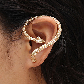 Boucles d'oreilles à la mode en forme de serpent - clous d'oreilles sexy et personnalisés pour femmes.