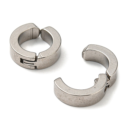 Ion Plating(IP) 201 Stainless Steel Cuff Earring, Ring