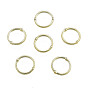 Brass Bead Frames, Circle Frames, Ring, Nickel Free