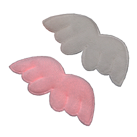 Fluffy Cloth Angel Wings Ornament Accessories, Fabric Embossed Wings, Craft Wings, for DIY Children's Clothes, Hair Accessories