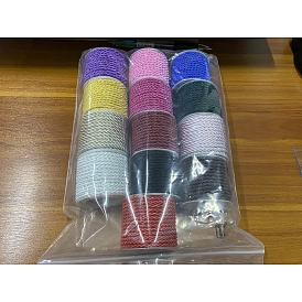 Olycraft Polyester Cord, Twisted Cord, for Home Decorate, Upholstery, Curtain Tieback, Honor Cord