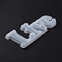 DIY Doorplate Silicone Molds, Resin Casting Molds, For UV Resin, Epoxy Resin Craft Making, Word Live