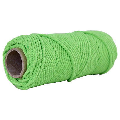 Cordón de algodón redondo de 50m., para envolver regalos, bricolaje artesanal