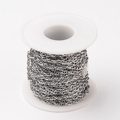 304 chaînes de câble en acier inoxydable, soudé, avec bobine, 3mm