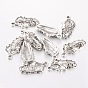 Alloy Pendants, Lead Free and Cadmium Free, Shoes, 24x12x3.5mm, hole: 1.5mm