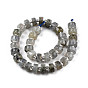 Chapelets de perles labradorite naturelle , avec des perles de rocaille, perles heishi, Plat rond / disque
