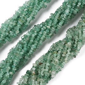 Natural Green Aventurine Beads Strands, Chip