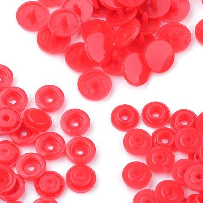 Plastic Snap Fasteners, Raincoat Snap Buttons, Flat Round
