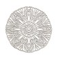 Стойки обшивки латунь филигранные подвески, долговечный, плоские круглые с цветком