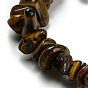 Bracelet extensible en perles de pierres précieuses mélangées naturelles
