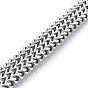 304 Stainless Steel Mesh Bracelets, with Bayonet Clasps
