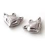 201 Stainless Steel Charms, Fox Head