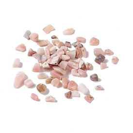 Natural Pink Opal Beads, No Hole/Undrilled, Chip