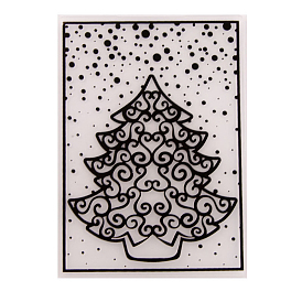 Пластиковые папки с шаблонами для тиснения, для diy scrapbooking, фотоальбом декоративный, тисненая бумага, изготовление карт, узор Рождество дерево