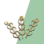 Alloy Hair Pin, Ponytail Holder Statement, Hair Accessories for Women, Heart