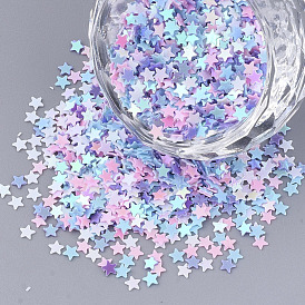 Ornament Accessories, PVC Plastic Paillette/Sequins Beads, No Hole/Undrilled Beads, Star