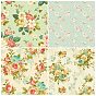 12 Sheets 12 Styles Scrapbooking Paper Pads, Decorative Craft Paper Pad, None Self-Adhesive