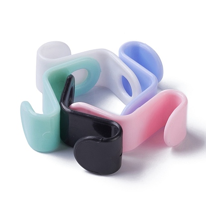 S-shape Multi-function Hook, Plastic Clothes Hanger Connector Hooks, for Hanging Clothes