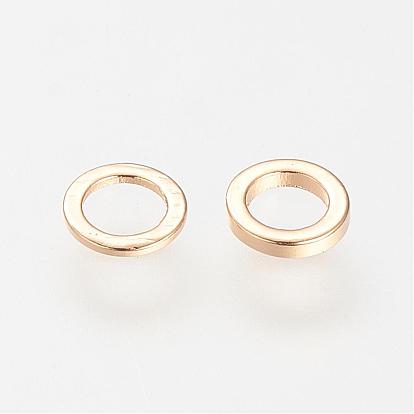 Brass Spacer Beads, Nickel Free, Real 18K Gold Plated