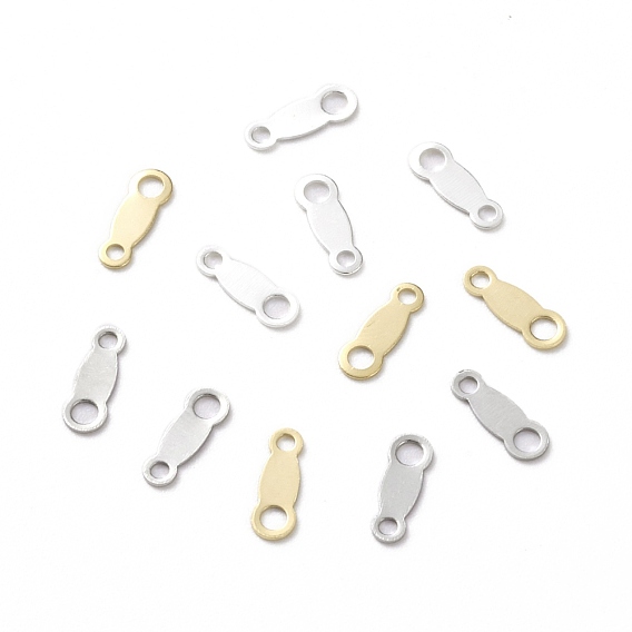 Brass Chain Tabs, Chain Extender Connectors, Long-Lasting Plated