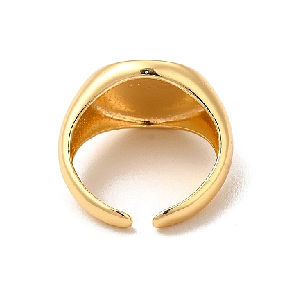 Стеллажное покрытие латунный медведь открытые кольца манжеты, широкое кольцо для женщин, долговечный, без кадмия и без свинца