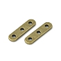 Alloy Spacer Bars, Cadmium Free & Lead Free, 24x6x2mm, hole: 2mm