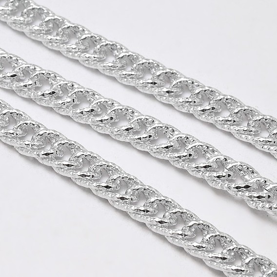 Cadenas del encintado de aluminio, sin soldar, con carrete, sin plomo y el níquel, 15x10x5 mm