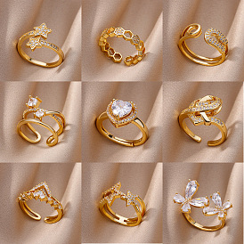 Шикарное женское кольцо в форме сердечка на указательный палец - элегантное, минималистичный и роскошный модный аксессуар