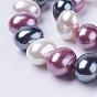 Chapelets de perles nacrées, ovale