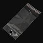 OPP Cellophane Bags, Rectangle, 12x5.5cm, Hole: 8mm, Unilateral thickness: 0.035mm, Inner measure: 7x5.5cm