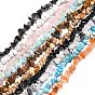 Chip Gemstone Beads Strands Mix, Assorted Colors