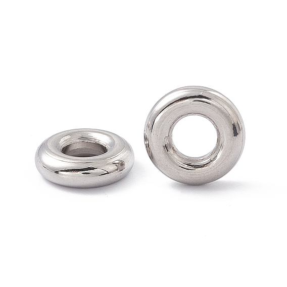 304 Stainless Steel Beads, Ion Plating (IP), Donut