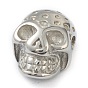 304 Stainless Steel Beads, Skull, for Halloween