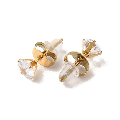 Collier pendentif papillon acrylique et boucles d'oreilles diamant zircone cubique, or 304 ensemble de bijoux en acier inoxydable pour femme