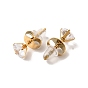 Collier pendentif papillon acrylique et boucles d'oreilles diamant zircone cubique, or 304 ensemble de bijoux en acier inoxydable pour femme