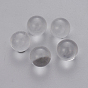 Perles de cristal de quartz naturel, perles de cristal de roche, sphère de pierres précieuses, ronde, pas de trous / non percés