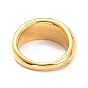 Revestimiento iónico (ip) 304 anillos para los dedos de acero inoxidable, anillos de banda ancha