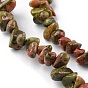 Natural Unakite Beads Strands, Chip