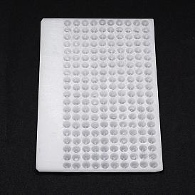 Plastic Bead Counter Boards, for Counting 10mm 200 Beads, Rectangle