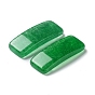 Natural Malaysia Jade Cabochons, Dyed, Curved Rectangle