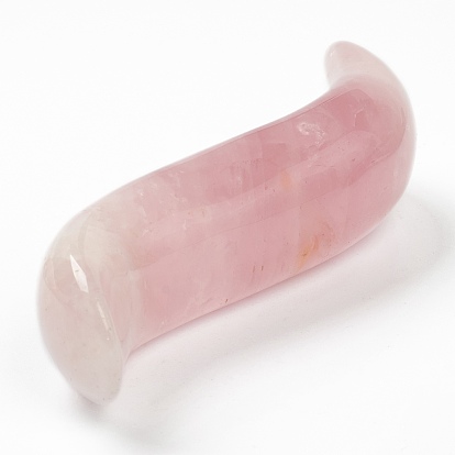 Masseur gua sha en forme de quartz rose naturel, pour gratter les outils de massage