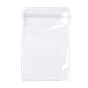 Bolsas con cierre de cremallera anti oxidación de pvc, bolsa de almacenamiento de embalaje de joyería antideslustre transparente